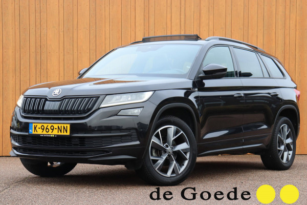 Škoda Kodiaq 1.5 TSI Sportline Business org. NL-auto half-leer+el+mem+vw+stuur a-camera digitaal-dashboard