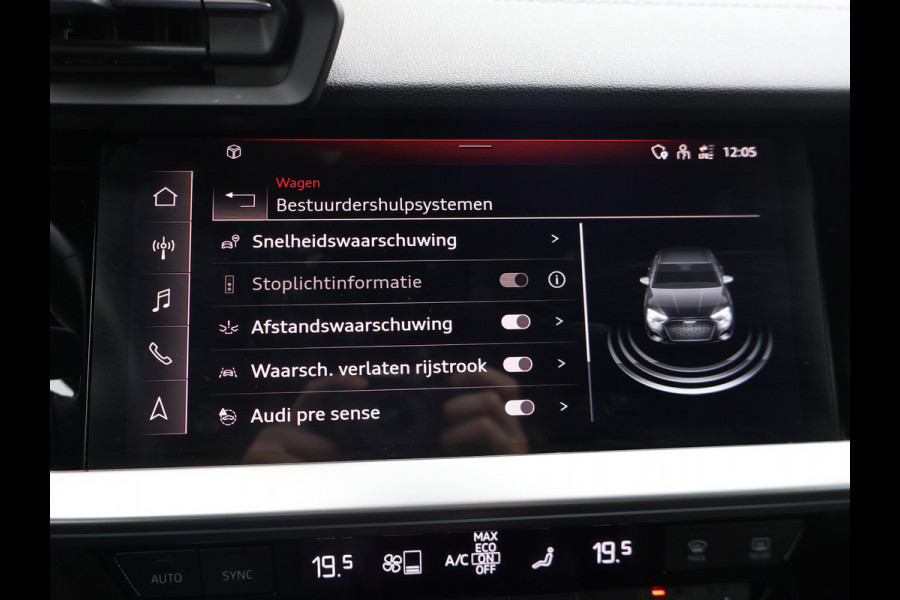 Audi A3 Limousine 35 TFSI 150 PK S-LINE EDITION + VIRTUAL COCKPIT | TREKHAAK | ADAPTIEVE CRUISE | SPORTSTOELEN