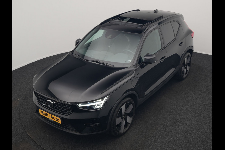 Volvo XC40 T5 Plug-in hybrid Ultimate Dark 262pk Dealer O.H PHEV | Panodak | Trekhaak af Fabriek | Adaptive Cruise | Alcantara Sportstoelen Memory | 360 Camera | Keyless | BLIS | 20"L.M | Pilot Assist | Apple Carplay |