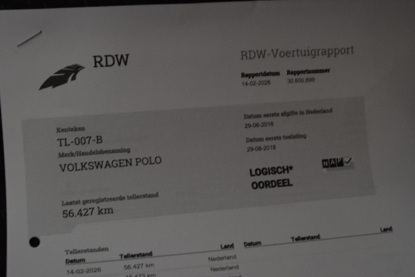 Volkswagen Polo 1.0 TSI|Lm.|2xPDC|Stoelverw.|Cruise|Bluetooth