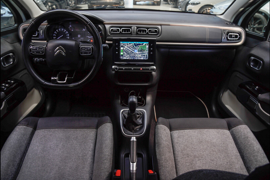 Citroën C3 1.2 Camera Climate Navi PDC Zwart dak LM velgen Carplay Cruise LED BTW auto