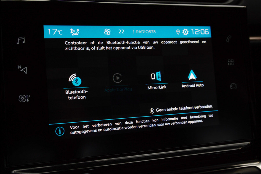 Citroën C3 1.2 Camera Climate Navi PDC Zwart dak LM velgen Carplay Cruise LED BTW auto