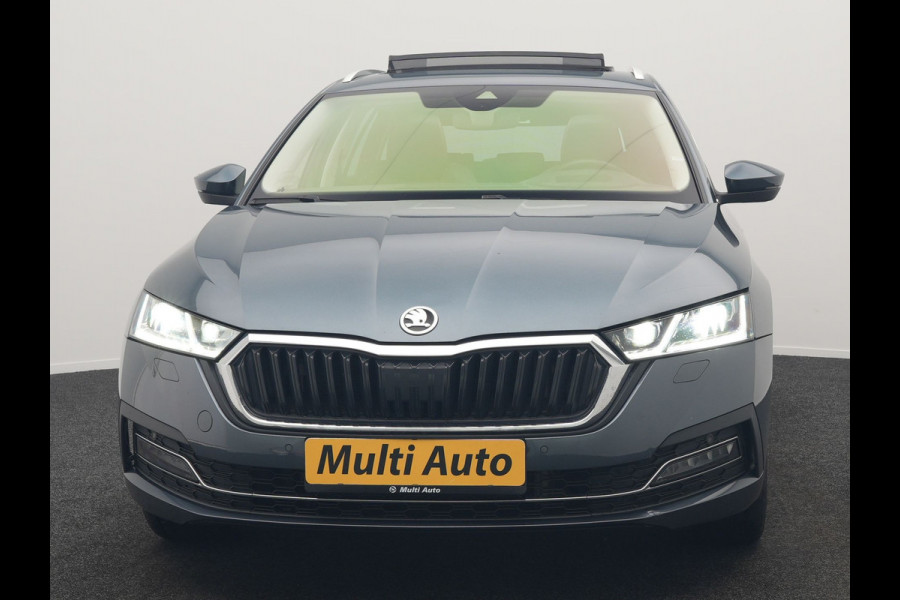Škoda Octavia Combi 1.4 TSI Sportline Business Plug In Hybrid 204pk Dealer O.H PHEV | Panodak | Adaptive Cruise | Lederen Sportstoelen Massage & Memory | Head Up | Virtual | Camera & Parkassist | 18"L.M | Keyless |