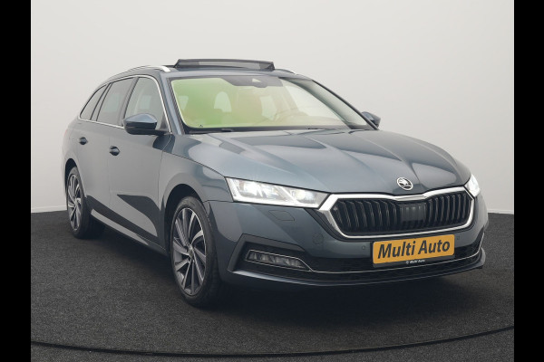 Škoda Octavia Combi 1.4 TSI Sportline Business Plug In Hybrid 204pk Dealer O.H PHEV | Panodak | Adaptive Cruise | Lederen Sportstoelen Massage & Memory | Head Up | Virtual | Camera & Parkassist | 18"L.M | Keyless |