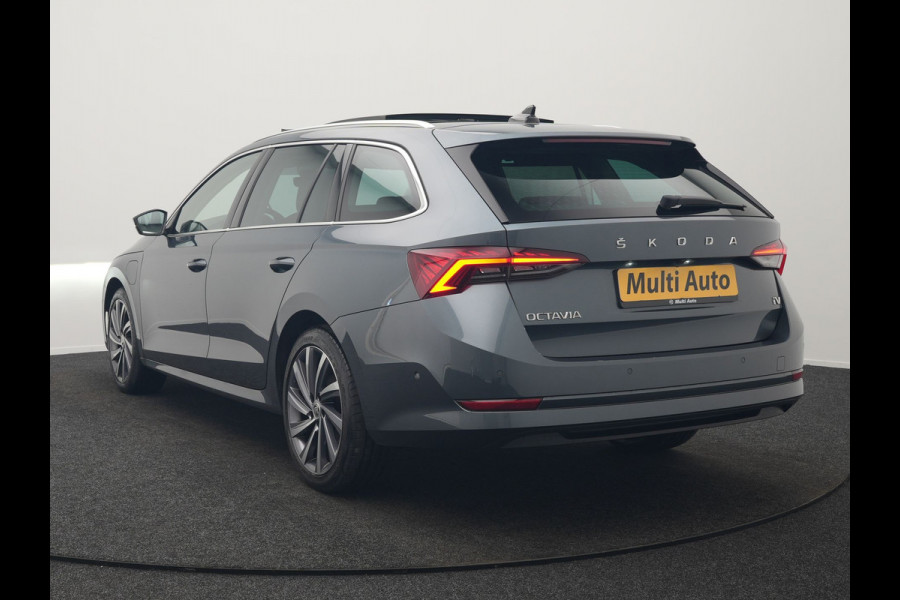 Škoda Octavia Combi 1.4 TSI Sportline Business Plug In Hybrid 204pk Dealer O.H PHEV | Panodak | Adaptive Cruise | Lederen Sportstoelen Massage & Memory | Head Up | Virtual | Camera & Parkassist | 18"L.M | Keyless |
