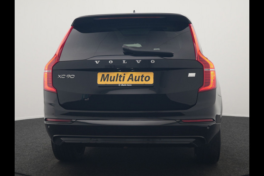 Volvo XC90 T8 Recharge AWD Ultimate Dark Plug In Hybrid LONG RANGE 455pk 7 Persoons PHEV | Trekhaak af Fabriek | Panodak | Adaptive Cruise | 360 Camera | 22"L.M | Head Up | Google Maps | Pilot Assist | Harmand Kardon | Stuurverwarming |