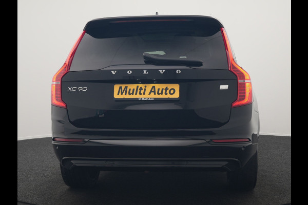 Volvo XC90 T8 Recharge AWD Ultimate Dark Plug In Hybrid LONG RANGE 455pk 7 Persoons PHEV | Trekhaak af Fabriek | Panodak | Adaptive Cruise | 360 Camera | 22"L.M | Head Up | Google Maps | Pilot Assist | Harmand Kardon | Stuurverwarming |