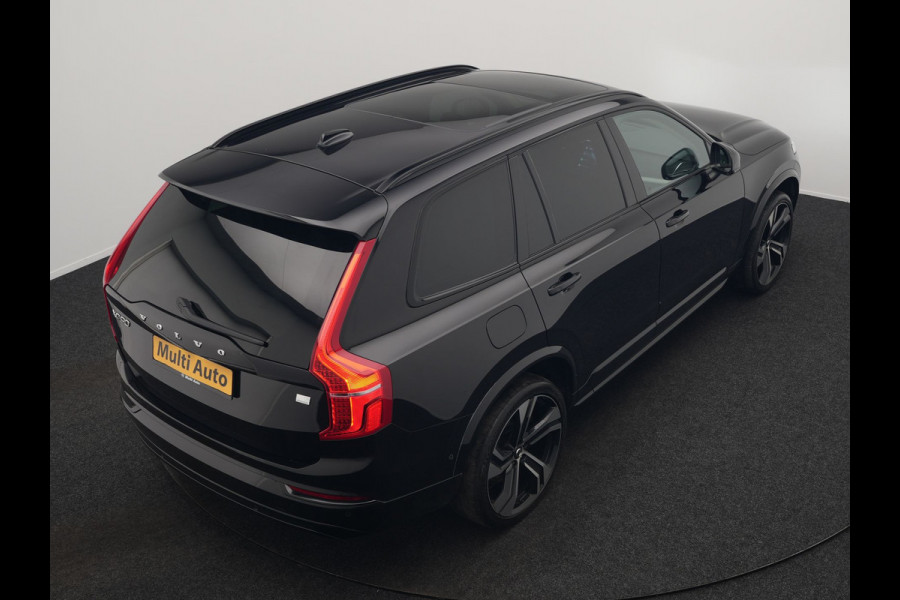 Volvo XC90 T8 Recharge AWD Ultimate Dark Plug In Hybrid LONG RANGE 455pk 7 Persoons PHEV | Trekhaak af Fabriek | Panodak | Adaptive Cruise | 360 Camera | 22"L.M | Head Up | Google Maps | Pilot Assist | Harmand Kardon | Stuurverwarming |