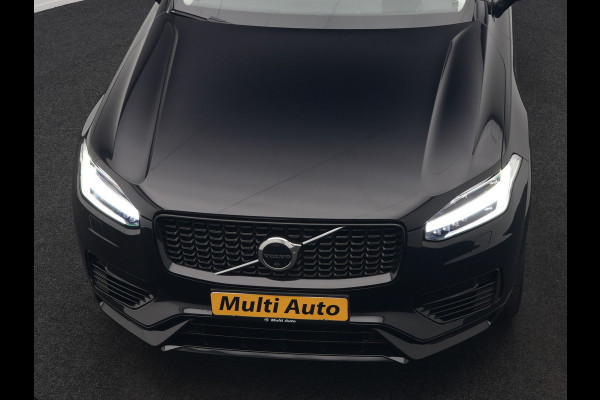 Volvo XC90 T8 Recharge AWD Ultimate Dark Plug In Hybrid LONG RANGE 455pk 7 Persoons PHEV | Trekhaak af Fabriek | Panodak | Adaptive Cruise | 360 Camera | 22"L.M | Head Up | Google Maps | Pilot Assist | Harmand Kardon | Stuurverwarming |