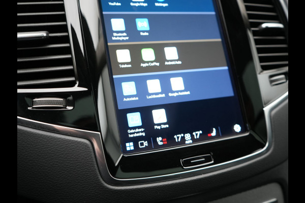 Volvo XC90 T8 Recharge AWD Ultimate Dark Plug In Hybrid LONG RANGE 455pk 7 Persoons PHEV | Trekhaak af Fabriek | Panodak | Adaptive Cruise | 360 Camera | 22"L.M | Head Up | Google Maps | Pilot Assist | Harmand Kardon | Stuurverwarming |