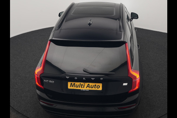 Volvo XC90 T8 Recharge AWD Ultimate Dark Plug In Hybrid LONG RANGE 455pk 7 Persoons PHEV | Trekhaak af Fabriek | Panodak | Adaptive Cruise | 360 Camera | 22"L.M | Head Up | Google Maps | Pilot Assist | Harmand Kardon | Stuurverwarming |