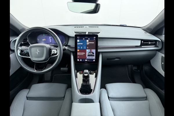 Polestar 2 Long Range Dual Motor 78kWh SOH 92% Trekhaak Panoramadak Adap.Cruise 360°Camera Navi Ecc Apple Carplay Android Auto Pdc Launch E Stoel+Stuurverwarming Lmv 19" Achterbankverwarming Keyless DAB Rijstrooksensor Origineel Nederlandse Auto