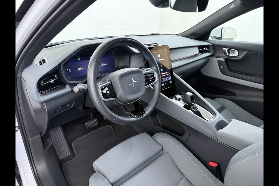 Polestar 2 Long Range Dual Motor 78kWh SOH 92% Trekhaak Panoramadak Adap.Cruise 360°Camera Navi Ecc Apple Carplay Android Auto Pdc Launch E Stoel+Stuurverwarming Lmv 19" Achterbankverwarming Keyless DAB Rijstrooksensor Origineel Nederlandse Auto
