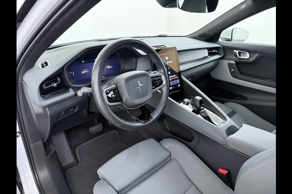 Polestar 2 Long Range Dual Motor 78kWh SOH 92% Trekhaak Panoramadak Adap.Cruise 360°Camera Navi Ecc Apple Carplay Android Auto Pdc Launch E Stoel+Stuurverwarming Lmv 19" Achterbankverwarming Keyless DAB Rijstrooksensor Origineel Nederlandse Auto