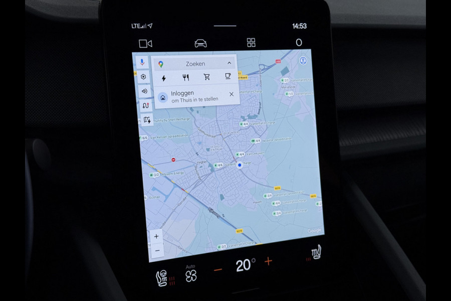Polestar 2 Long Range Dual Motor 78kWh SOH 92% Trekhaak Panoramadak Adap.Cruise 360°Camera Navi Ecc Apple Carplay Android Auto Pdc Launch E Stoel+Stuurverwarming Lmv 19" Achterbankverwarming Keyless DAB Rijstrooksensor Origineel Nederlandse Auto