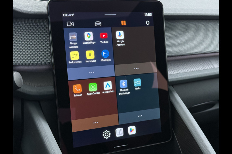 Polestar 2 Long Range Dual Motor 78kWh SOH 92% Trekhaak Panoramadak Adap.Cruise 360°Camera Navi Ecc Apple Carplay Android Auto Pdc Launch E Stoel+Stuurverwarming Lmv 19" Achterbankverwarming Keyless DAB Rijstrooksensor Origineel Nederlandse Auto