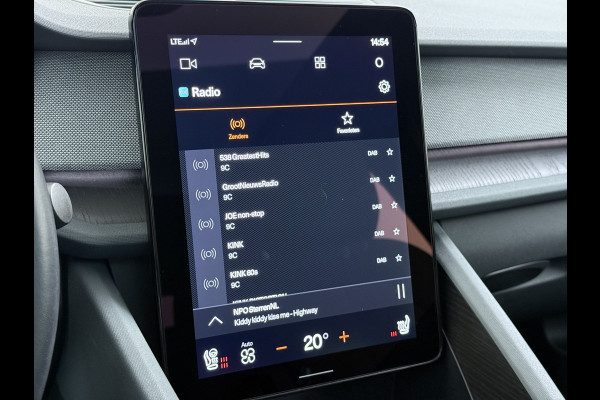 Polestar 2 Long Range Dual Motor 78kWh SOH 92% Trekhaak Panoramadak Adap.Cruise 360°Camera Navi Ecc Apple Carplay Android Auto Pdc Launch E Stoel+Stuurverwarming Lmv 19" Achterbankverwarming Keyless DAB Rijstrooksensor Origineel Nederlandse Auto