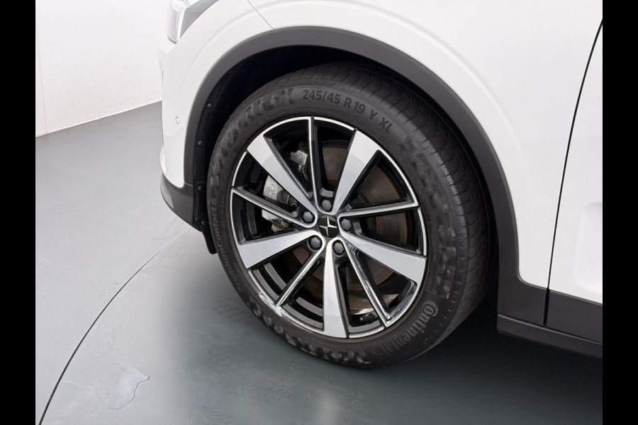 Polestar 2 Long Range Dual Motor 78kWh SOH 92% Trekhaak Panoramadak Adap.Cruise 360°Camera Navi Ecc Apple Carplay Android Auto Pdc Launch E Stoel+Stuurverwarming Lmv 19" Achterbankverwarming Keyless DAB Rijstrooksensor Origineel Nederlandse Auto