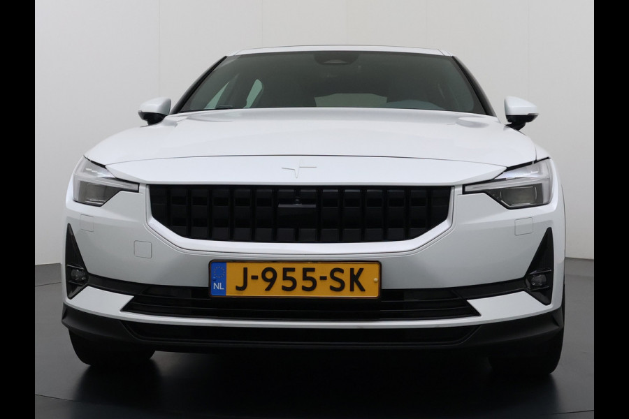 Polestar 2 Long Range Dual Motor 78kWh SOH 92% Trekhaak Panoramadak Adap.Cruise 360°Camera Navi Ecc Apple Carplay Android Auto Pdc Launch E Stoel+Stuurverwarming Lmv 19" Achterbankverwarming Keyless DAB Rijstrooksensor Origineel Nederlandse Auto