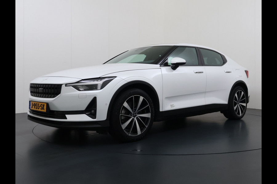 Polestar 2 Long Range Dual Motor 78kWh SOH 92% Trekhaak Panoramadak Adap.Cruise 360°Camera Navi Ecc Apple Carplay Android Auto Pdc Launch E Stoel+Stuurverwarming Lmv 19" Achterbankverwarming Keyless DAB Rijstrooksensor Origineel Nederlandse Auto