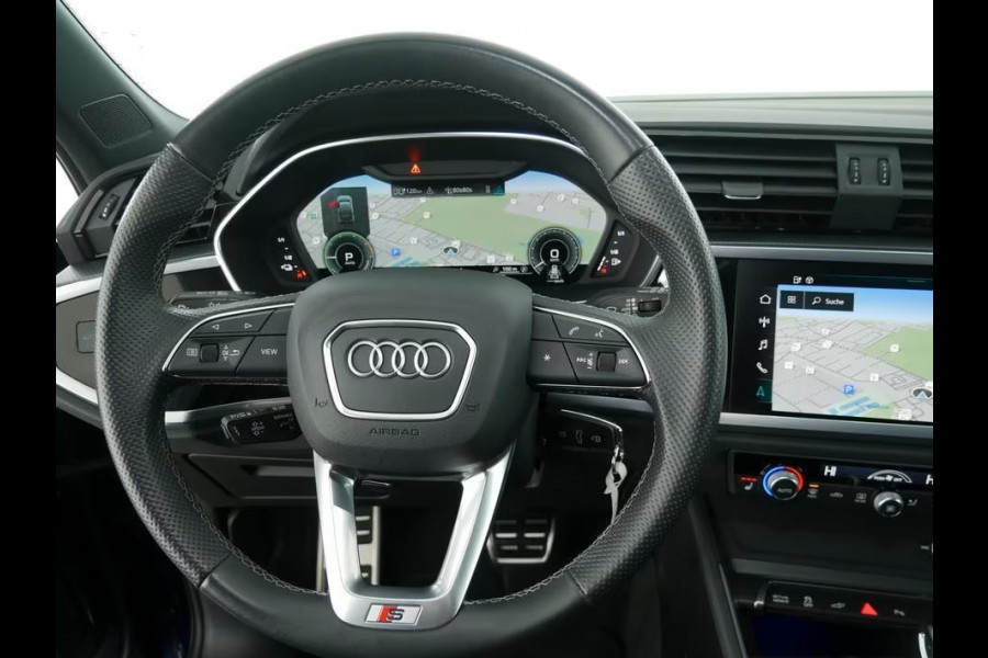 Audi Q3 Sportback 45 TFSI e ** LED, GRAU LEDER, VIRTUAL, APAPT. CRUISE, SPIEGEL-PACK, 20-inch LMV ** 1e EIG - Slechts 41.200km. ** ** INFORMEER OOK NAAR ONZE AANTREKKELIJKE FINANCIAL-LEASE TARIEVEN **