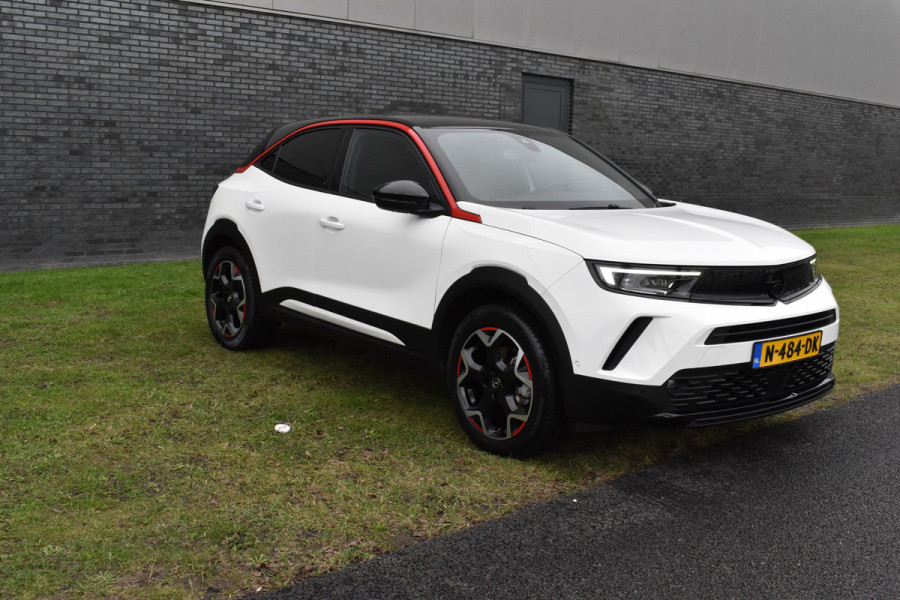 Opel Mokka-e GS Line 50-kWh 11kw bl. Leer 1e eigenaar Nederlandse auto 2-Tone Keyless