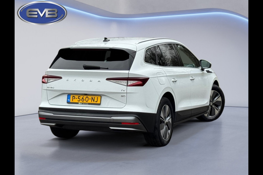 Škoda ENYAQ iV 80, achteruitrijcamera, 1/2 lederen sportinterieur, adaptief cruise, stoelverwarming, 1 e eigenaar, NL auto met nap