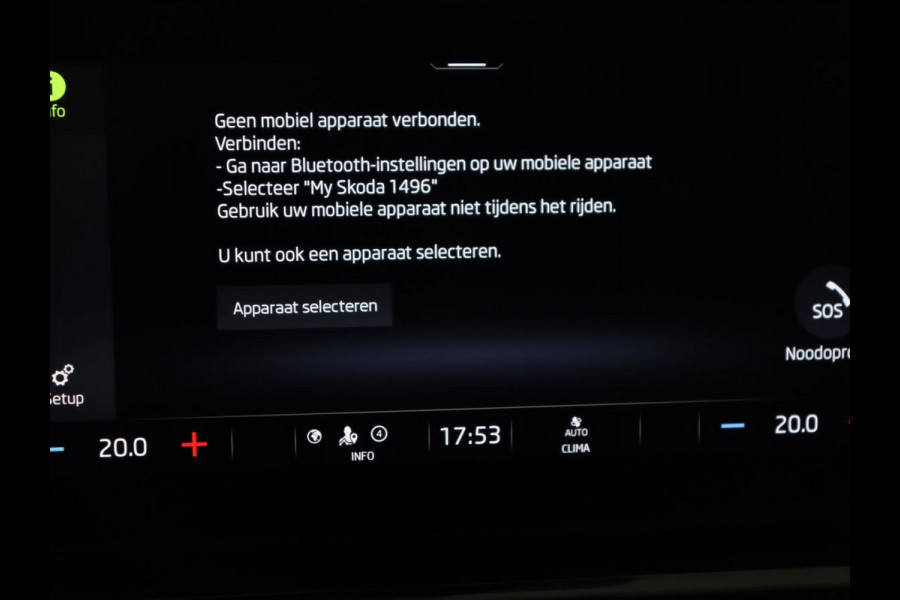 Škoda Octavia 1.0 e-TSI Sport | Trekhaak | Camera | Side Assist | Carplay | Sfeerverlichting | Navigatie | Sportstoelen | Full LED | 17'' | Digital Cockpit | Climate control | Bluetooth | Cruise control