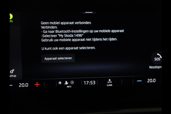 Škoda Octavia 1.0 e-TSI Sport | Trekhaak | Camera | Side Assist | Carplay | Sfeerverlichting | Navigatie | Sportstoelen | Full LED | 17'' | Digital Cockpit | Climate control | Bluetooth | Cruise control