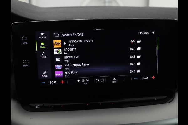 Škoda Octavia 1.0 e-TSI Sport | Trekhaak | Camera | Side Assist | Carplay | Sfeerverlichting | Navigatie | Sportstoelen | Full LED | 17'' | Digital Cockpit | Climate control | Bluetooth | Cruise control