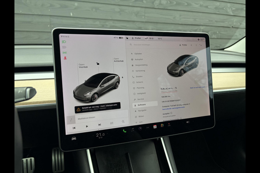 Tesla Model 3 Performance AWD 75 kWh - Long Range l SOH 91% l Supercharge l Panorama