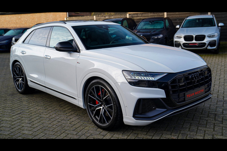 Audi Q8 55 TFSI e Quattro Pro Line S | Bang&Olufsen | BTW | Panorama | RS-zetels | Adaptieve Cruise | Elek Trekhaak | Memory | 360