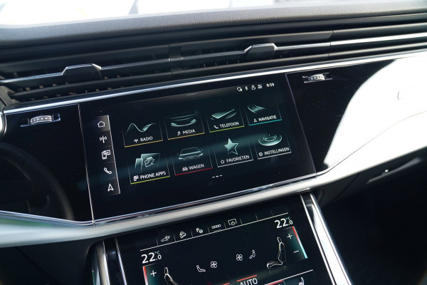 Audi Q8 55 TFSI e Quattro Pro Line S | Bang&Olufsen | BTW | Panorama | RS-zetels | Adaptieve Cruise | Elek Trekhaak | Memory | 360