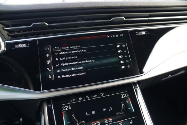 Audi Q8 55 TFSI e Quattro Pro Line S | Bang&Olufsen | BTW | Panorama | RS-zetels | Adaptieve Cruise | Elek Trekhaak | Memory | 360