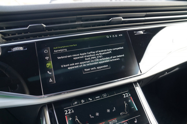 Audi Q8 55 TFSI e Quattro Pro Line S | Bang&Olufsen | BTW | Panorama | RS-zetels | Adaptieve Cruise | Elek Trekhaak | Memory | 360