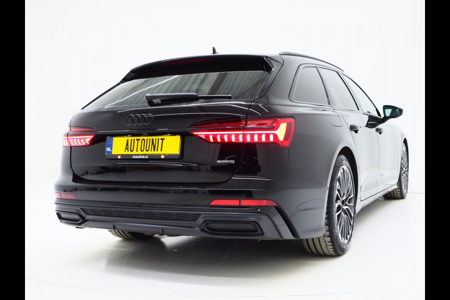 Audi A6 Avant 55 TFSI e quattro Competition Full Black | Panoramadak | Trekhaak | HUD | Adaptive Cruise | Camera | Carplay