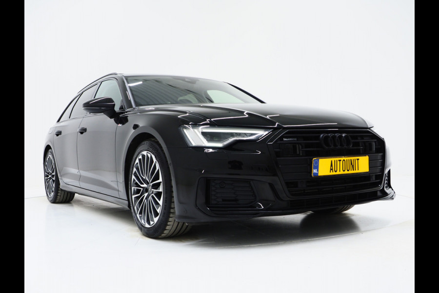 Audi A6 Avant 55 TFSI e quattro Competition Full Black | Panoramadak | Trekhaak | HUD | Adaptive Cruise | Camera | Carplay