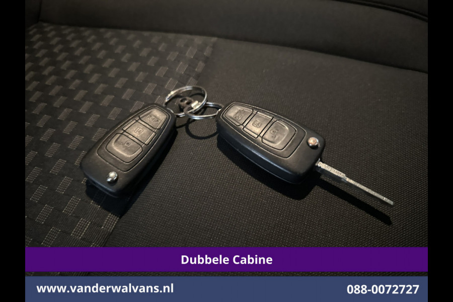 Ford Transit Custom 2.0 TDCI 131pk Automaat L2H1 Dubbele cabine Euro6 Airco | 6-Zits | Camera | Navigatie | Apple Carplay LED, Trekhaak, Cruisecontrol, Android Auto, Stoelverwarming, Verwarmde Voorruit, Parkeersensoren, Bijrijdersbank