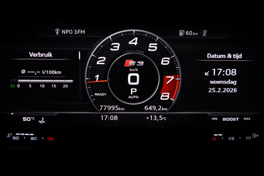 Audi A3 Limousine 2.0 TFSI S3 quattro 300PK / PANO / VIRTUAL / RS SEATS / ACC / B&O / KEYLESS