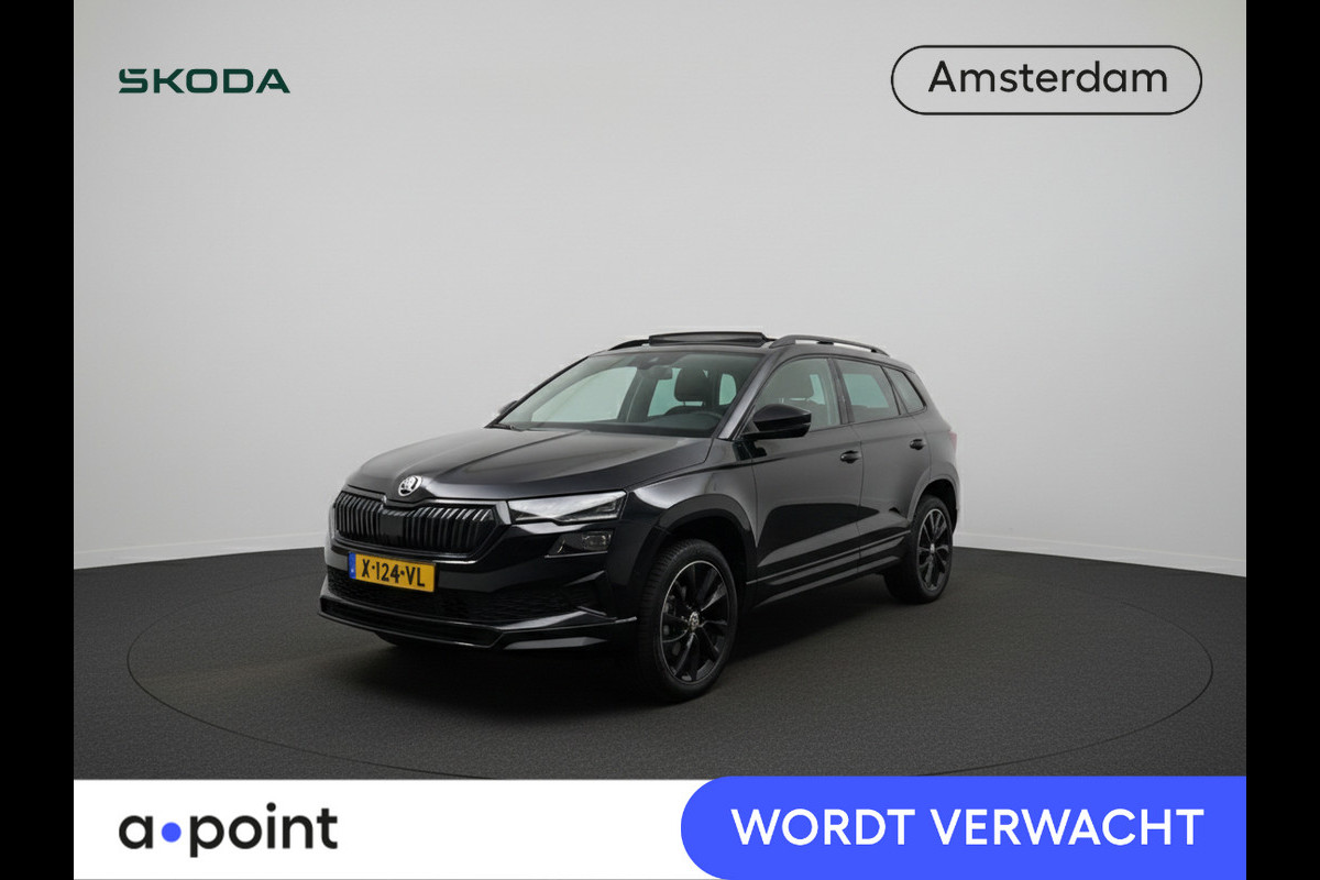 Škoda Karoq 1.5 TSI ACT Sportline Business 150 pk Automaat (DSG) | Verlengde garantie | Navigatie | Panoramadak | Parkeersensoren | Achteruitrijcamera | Stoelverwarming |