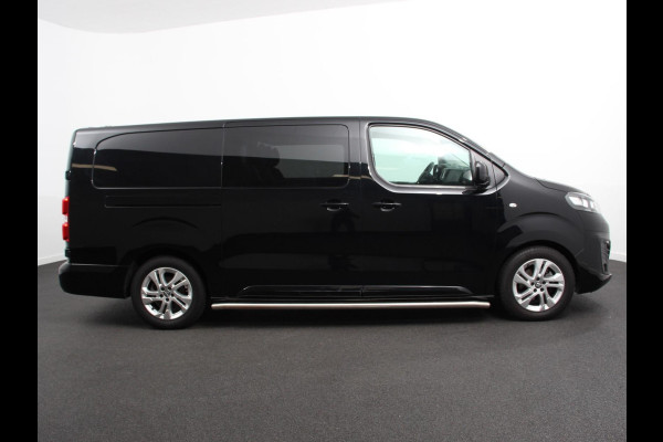 Opel Vivaro-e L3 75 kWh Automaat 6-Persoons Dubbele Cabine Lang | Navigatie | Airco | 2 x Schuifdeur | Lichtmetalen velgen| Cruise Control | Side Bars | Bumpers in kleur