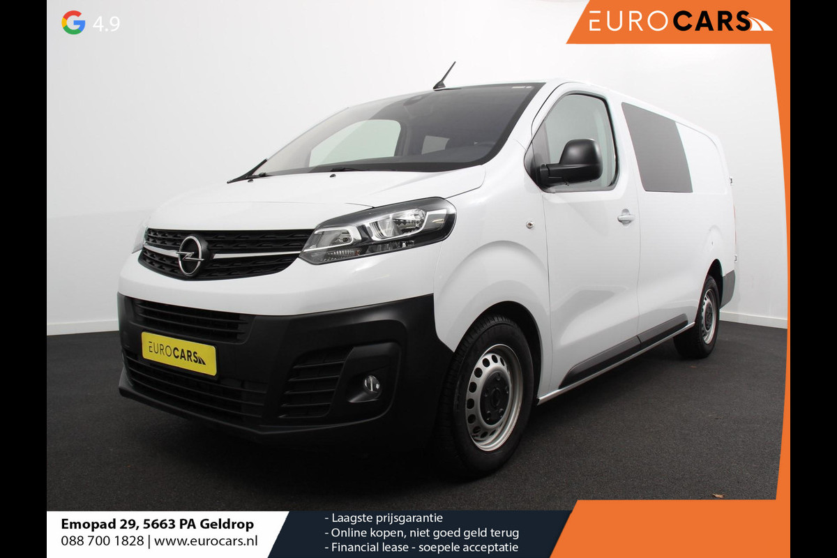 Opel Vivaro 2.0 CDTI Automaat 145 pk L3H1 Dubbele Cabine | Navigatie | Trekhaak | Airco | Parkeer sensoren | Betimmering