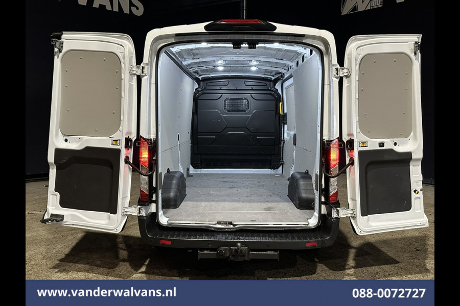 Ford Transit 2.0 TDCI 170pk L3H2 Euro6 Airco | Camera | Apple Carplay | Cruisecontrol | 2500kg Trekhaak Android Auto, Verwarmde voorruit, Parkeersensoren, Bijrijdersbank