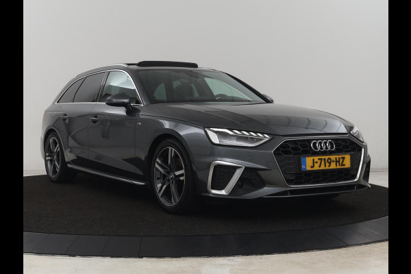 Audi A4 40 TFSI Launch edition Sport | Panoramadak | Trekhaak | Sportstoelen | DAB | Carplay | Virtual Cockpit | Half leder | Full LED | Navigatie | Parkeerhulp | Sportstuur | S Line