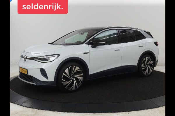 Volkswagen ID.4 First Max 77 kWh | Panoramadak | Head-Up | 360 Camera | Stoelverwarming | Matrix LED | Sfeerverlichting | Keyless | Adaptive cruise | Navigatie | Carplay | Half leder | Memory
