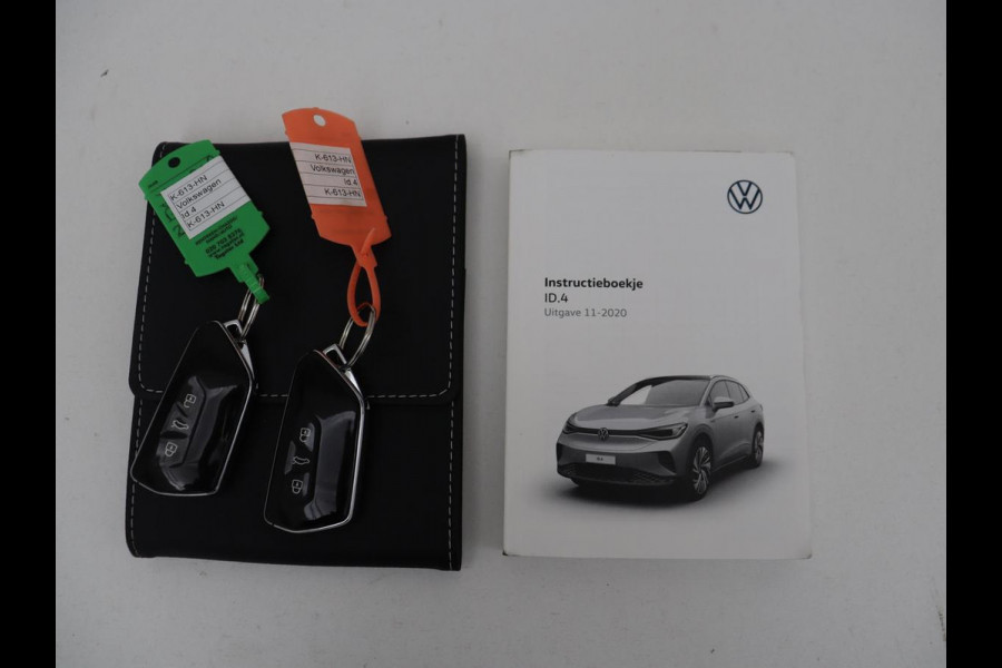 Volkswagen ID.4 First Max 77 kWh | Panoramadak | Head-Up | 360 Camera | Stoelverwarming | Matrix LED | Sfeerverlichting | Keyless | Adaptive cruise | Navigatie | Carplay | Half leder | Memory