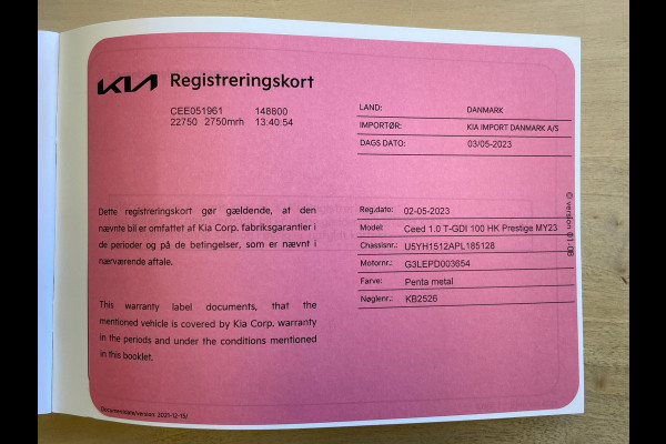 Kia Ceed 1.0 T-GDi DynamicLine|APPLE CARPLAY|ANDROID AUTO|STOEL+STUURVERWARMING|CAMERA|CRUISE,CLIMATE CONTROL|1E EIG.|INCL.BTW|