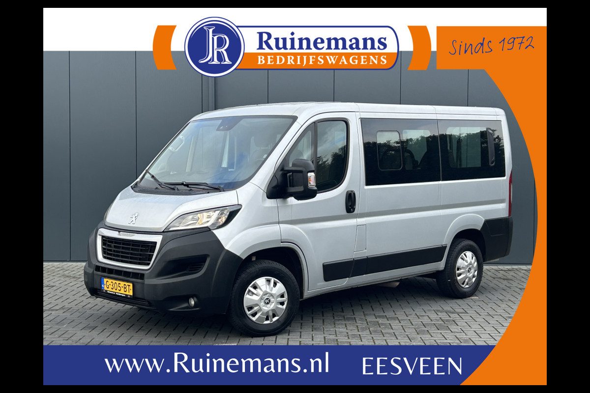 Peugeot Boxer 330 2.2 BlueHDI 141 PK / EURO 6 / L1H1 / 1e EIG. / 77.436 !! / 9 PERSOONS / AIRCO / CRUISE / PERSONENBUS / BLUETOOTH