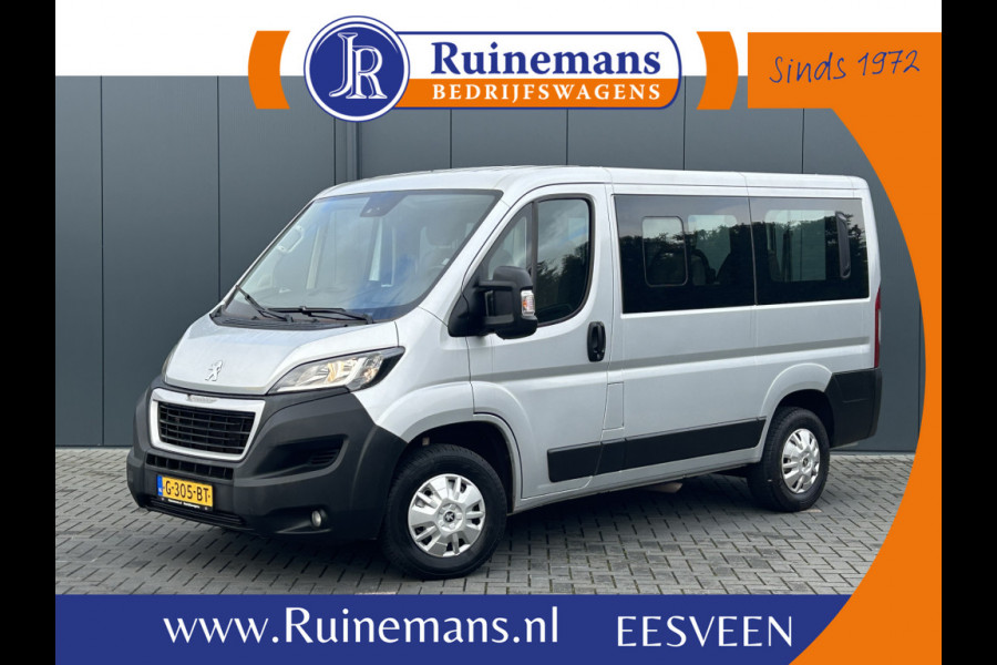 Peugeot Boxer 330 2.2 BlueHDI 141 PK / EURO 6 / L1H1 / 1e EIG. / 77.436 !! / 9 PERSOONS / AIRCO / CRUISE / PERSONENBUS / BLUETOOTH