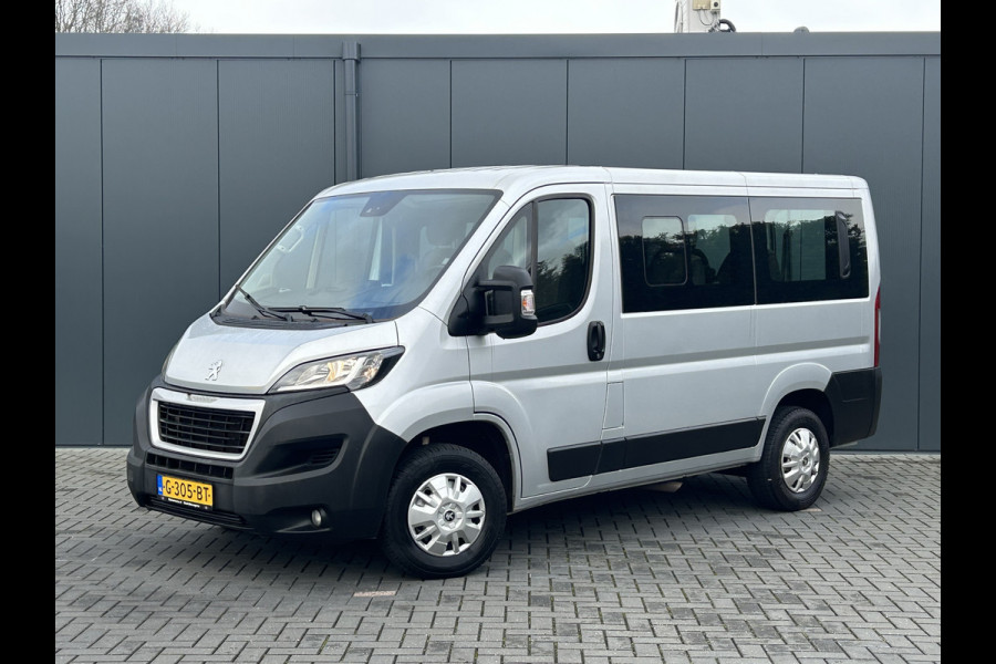 Peugeot Boxer 330 2.2 BlueHDI 141 PK / EURO 6 / L1H1 / 1e EIG. / 77.436 !! / 9 PERSOONS / AIRCO / CRUISE / PERSONENBUS / BLUETOOTH